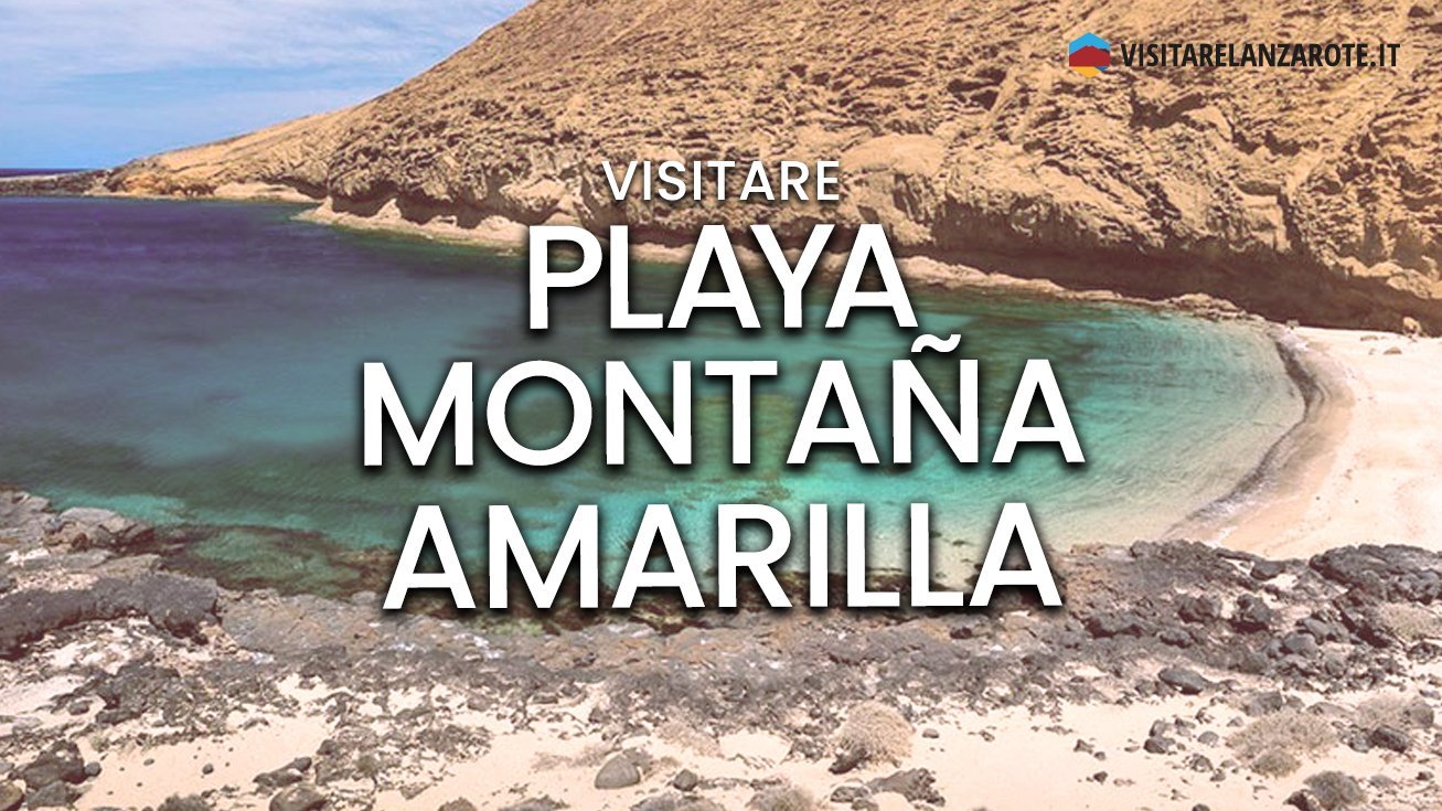 Playa Montaña Amarilla, Lanzarote | Spiaggia dell'isola de La Graciosa