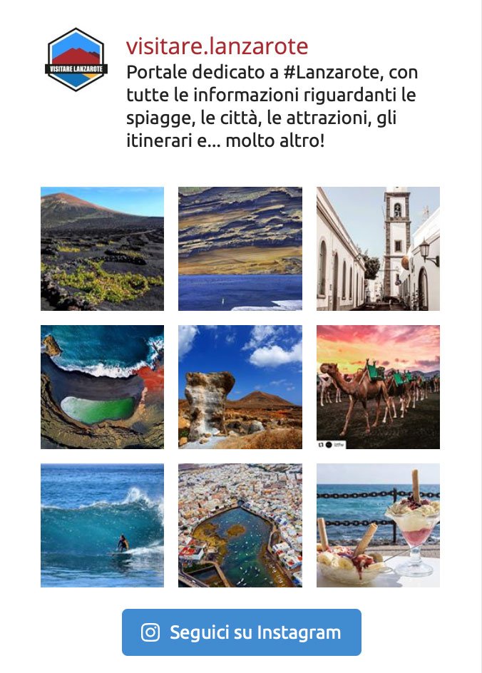 Instagram Visitare Lanzarote